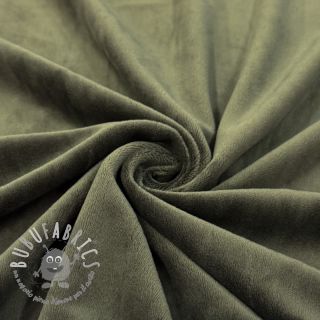 Velluto VELVET STRETCH camo green