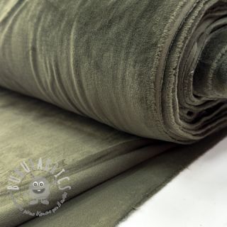 Velluto VELVET STRETCH camo green