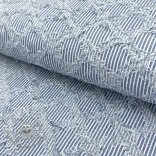 JEANS DENIM Ruffle stripes design A