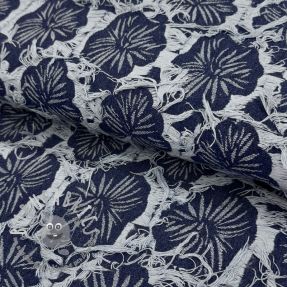 JEANS DENIM Ruffia Flowers design B