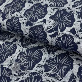 JEANS DENIM Ruffia Flowers design B