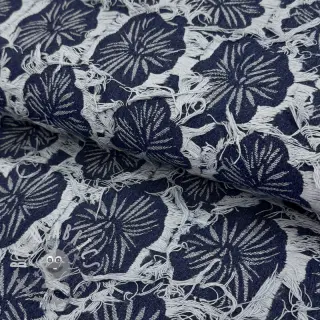 JEANS DENIM Ruffia Flowers design B
