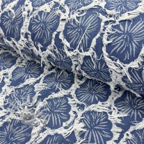 JEANS DENIM Ruffia Flowers design A