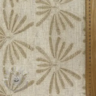 Viscosa con lino Desert flowers design A
