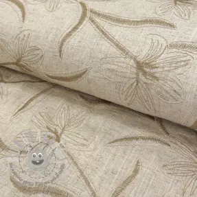 Viscosa con lino Desert flowers design C