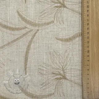 Viscosa con lino Desert flowers design C