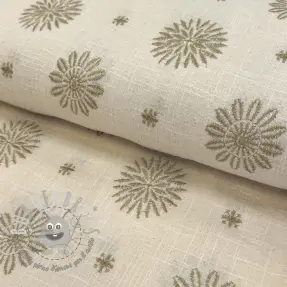 Tessuto di cotone EMBROIDERY Sofia design A