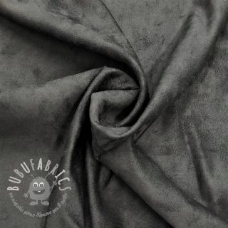 Ecopelle scamosciata DOUDOU acier