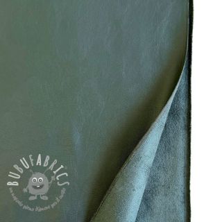 Ecopelle per abbigliamento SUEDE forest green