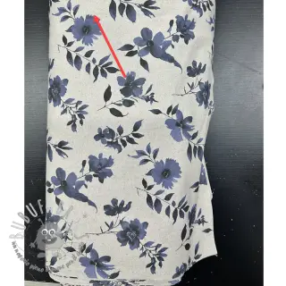 Tessuto decorativo Linenlook Night flowers digital print 2nd class