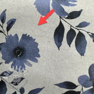 Tessuto decorativo Linenlook Night flowers digital print 2nd class