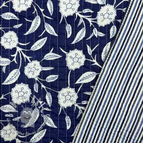 Tessuto di cotone QUILT Gange indigo