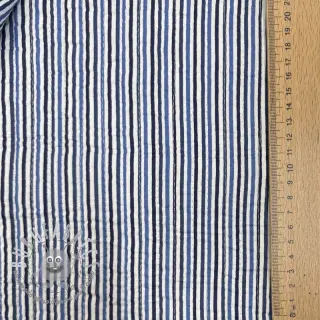 Tessuto di cotone QUILT Gange indigo