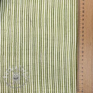 Tessuto di cotone QUILT Gange vert