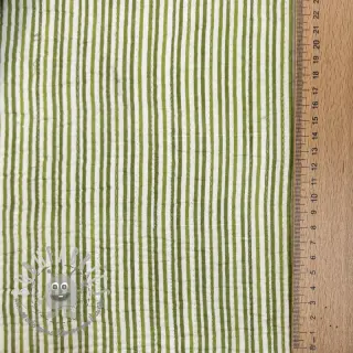 Tessuto di cotone QUILT Gange vert