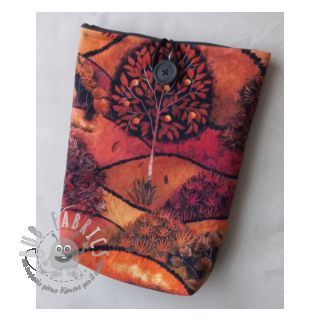 Tessuto decorativo Forest hill autumn digital print