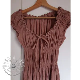 Mussola/Doppia garza old blush
