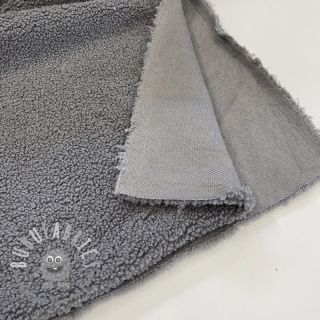 Tessuto per cappotti TEDDY grey