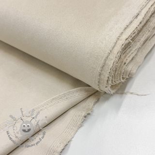 Tessuto scamosciato SUEDE LUX STRETCH ecru