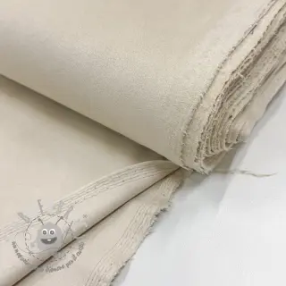 Tessuto scamosciato SUEDE LUX STRETCH ecru
