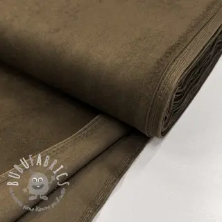 Tessuto scamosciato SUEDE LUX STRETCH dark brown