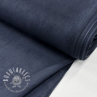 Tessuto scamosciato SUEDE LUX STRETCH navy