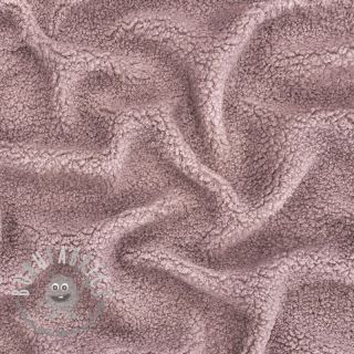 Tessuto per cappotti TEDDY dark powder