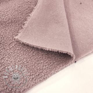 Tessuto per cappotti TEDDY dark powder