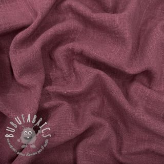 Tessuto di cotone SLUB WASHED mauve