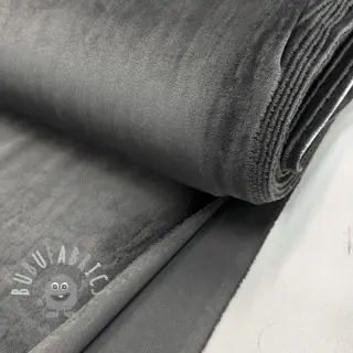 Velluto VELVET STRETCH dark grey
