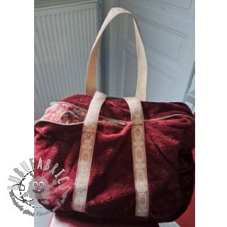 Pelliccia sintetica SMOOTH bordeaux