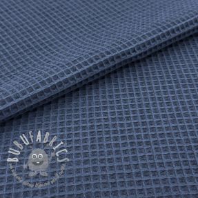 Cotone a nido d'ape dark jeans