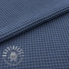 Cotone a nido d'ape dark jeans