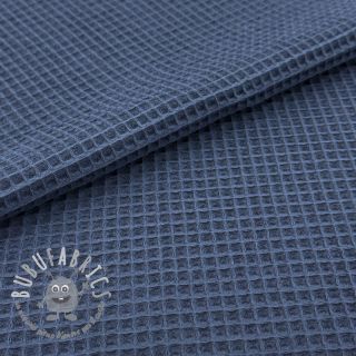 Cotone a nido d'ape dark jeans