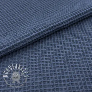 Cotone a nido d'ape dark jeans