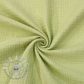 Mussola/Doppia garza soft green ORGANIC