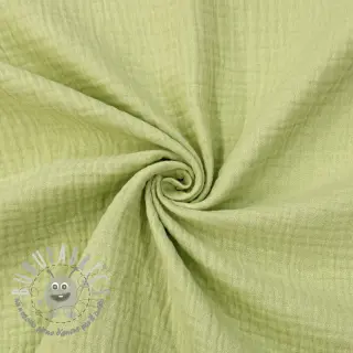 Mussola/Doppia garza soft green ORGANIC