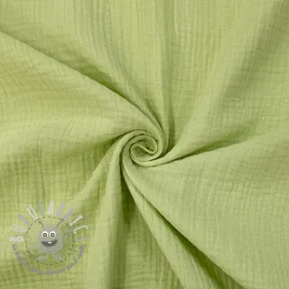 Mussola/Doppia garza soft green