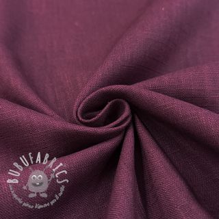 Lino prelavato wine red