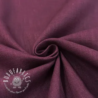 Lino prelavato wine red