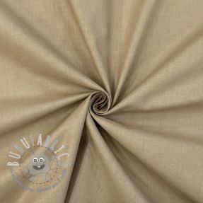Popeline di cotone dark beige