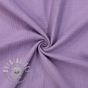 Mussola/Doppia garza dark lilac
