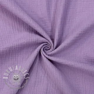 Mussola/Doppia garza dark lilac