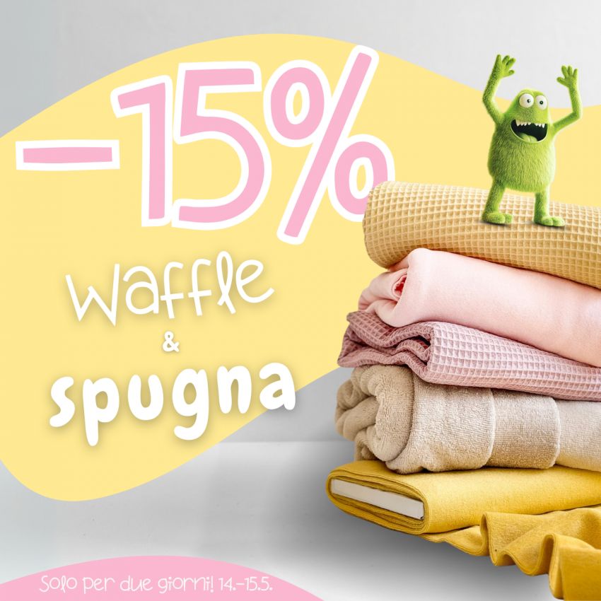 waffle a frote -15% IT